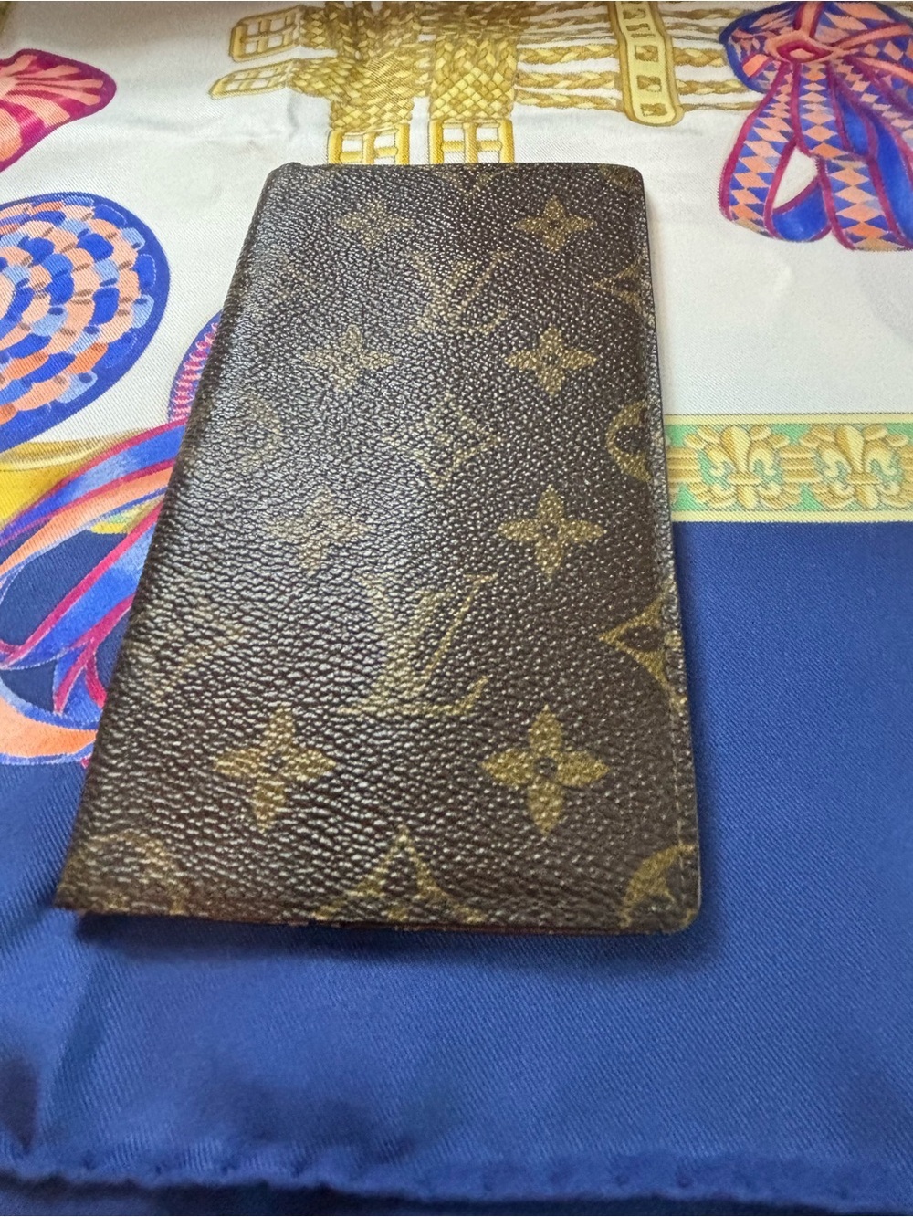 Authentic Louis Vuitton Monogram Checkbook Holder β Very Good Condition